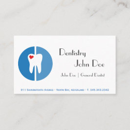Cartão de visita dental do dentista elegante do
