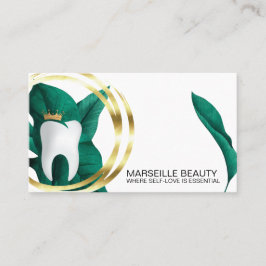 Cartão De Visita Dentes dentárias Dentes da clínica dentária Branqu