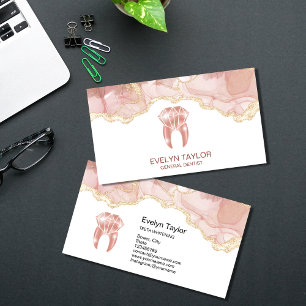 Cartão De Visita Dentes dentários Dentários Brancando Sorriso Ocupa