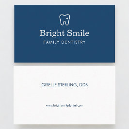 Cartão De Visita Dentist Dentistry Tooth Logo
