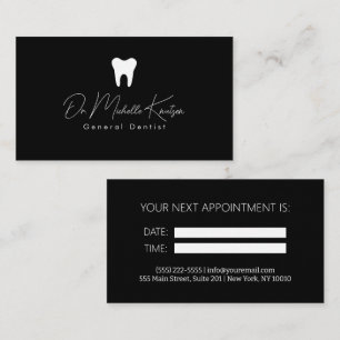 Cartão De Visita Dentist Professional Dental Appoint