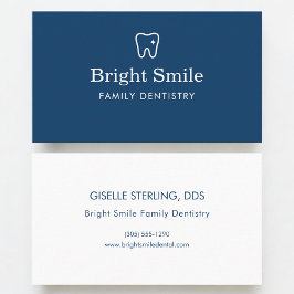 Cartão De Visita Dentista Azul