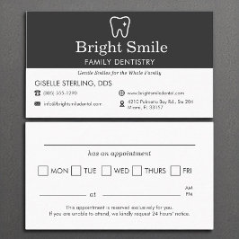 Cartão De Visita Dentista de Dentist Apponder - Odontologia dentári