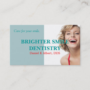 Cartão De Visita Dentista Dental Odontologia Médico Sorriso Negócio
