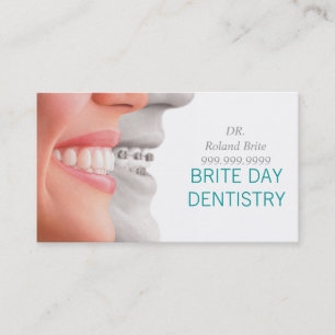 Cartão De Visita Dentista dentária Dentista Doutor Densidade Sorria