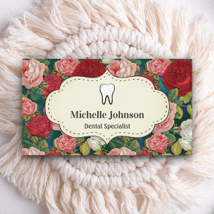 Cartão De Visita Dentista Dentário Dentário Dental dos Dentes das R