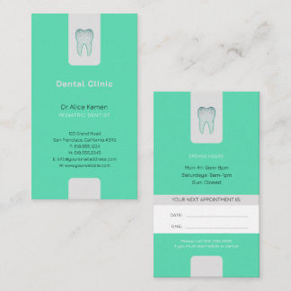 Cartão De Visita Dentista | Dentista Pediátrico