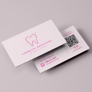 Cartão De Visita Dentista Estético Clínica Odontológica Cosmética R