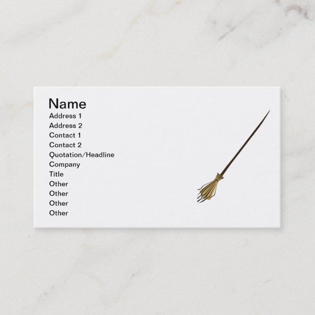 Cartão De Visita Desafio a ser mau (Frente)