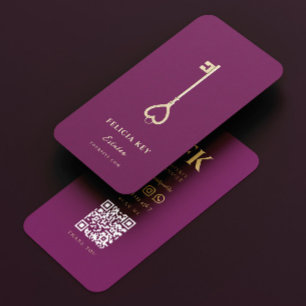 Cartão De Visita Desbloqueie sua casa de sonho: Código QR do agente