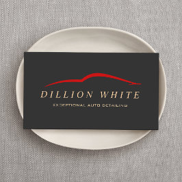 Cartão De Visita Descarte Automático, Lava Automóvel