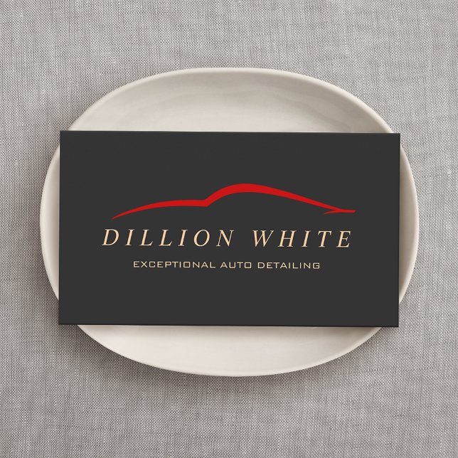 Cartão De Visita Descarte Automático, Lava Automóvel (Criador carregado)