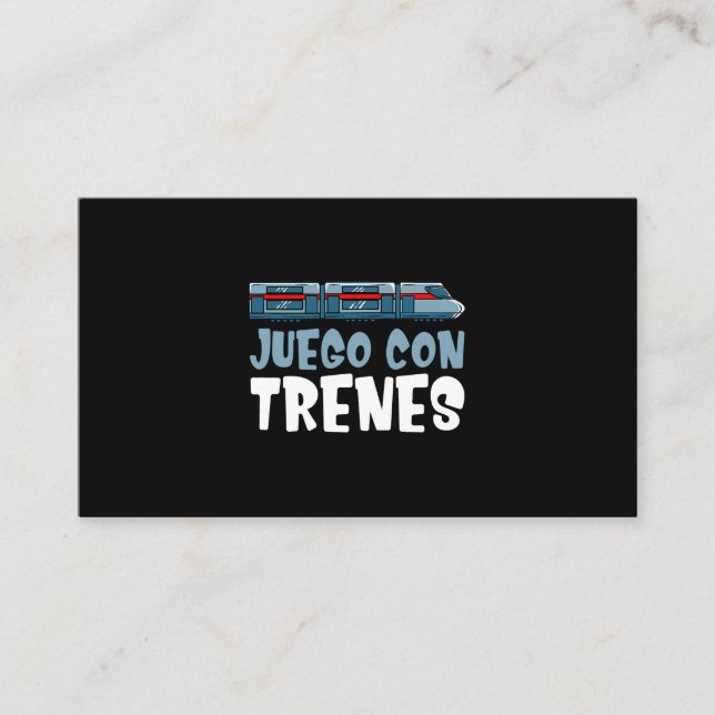 Cartão De Visita Desenho Do Vagão De Locomotiva Do Comboio (Frente)