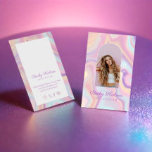 Desenho Holográfico com Aquarela Rosa e Roxa Belez