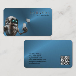 Cartão De Visita Desenvolvedor de Chatbot Engenheiro de IA Conversa