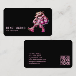 Cartão De Visita Desenvolvedor de Chatbot Engenheiro de IA Conversa