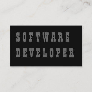 Cartão De Visita Desenvolvedor de Software