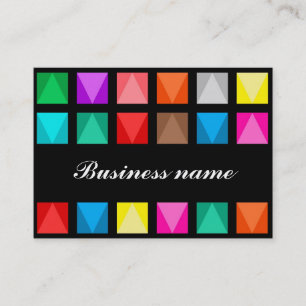 Cartão De Visita Design colorido