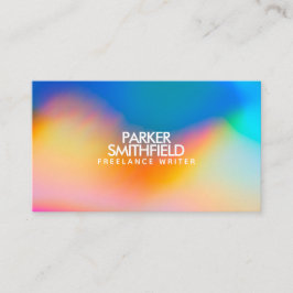 Cartão De Visita Design de arte personalizada de pintura colorida
