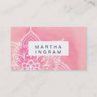 Design de Balanceamento de Mandala rosa e esbranqu