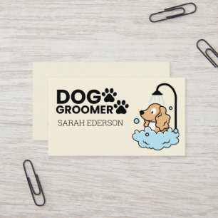 Cartão De Visita Design de Cão Cachorro, Cachorro