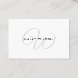 Cartão De Visita Design de Comprador Pessoal Limpo e Elegante