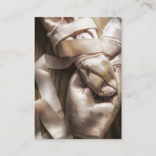 Cartão De Visita Design de Foto da Escola de Balé de Luxo