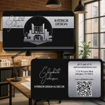 Design de Interiores ou Logotipo de Arquiteto Pret