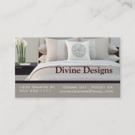 Cartão De Visita Design de interiores - personalizado