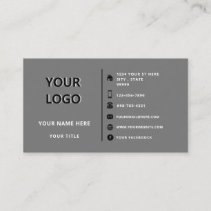 Cartão De Visita Design de logotipo profissional Corporatie Modern
