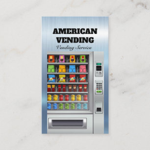 Cartão De Visita Design de metal do fornecedor da Comida de snack d