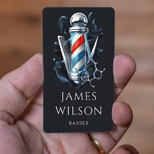 Cartão De Visita Design de mola personalizada para Modelo de barbea