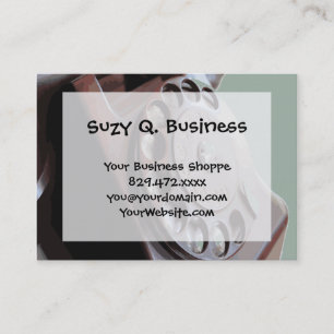 Cartão De Visita Design de Vintagem do Telefone de Discagem Rotaç