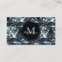 Cartão De Visita Design do Luxury Diamond Jewel Gem