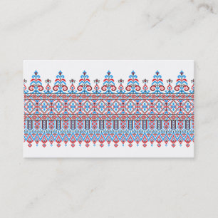 Cartão De Visita Design do ponto de cruz