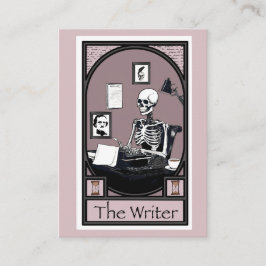 Cartão De Visita Design do Tarot "O Escritor"
