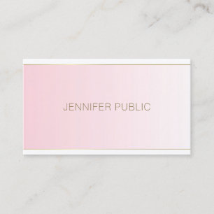 Cartão De Visita Design Elegante Moderno Luxuoso Template