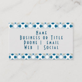 Cartão De Visita Design geométrica mínima