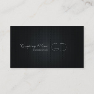 Cartão De Visita Design gráfico elegante e simples