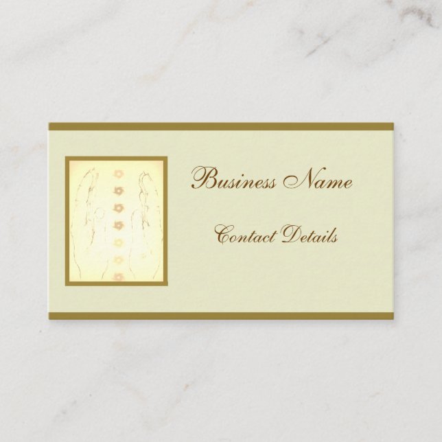 Cartão De Visita Design holístico (Frente)