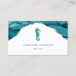 Cartão De Visita design marinho azul