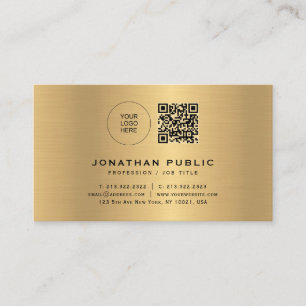 Cartão De Visita Design Moderno Elegante Seu Texto Personalizado Do