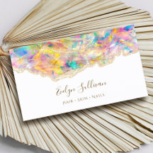 cartão de visita design opal