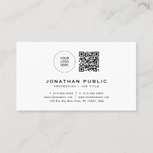 Cartão De Visita Design simples e elegante moderno seu texto person