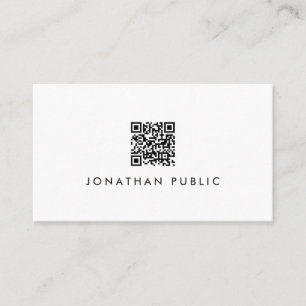Cartão De Visita Design simples personalizado moderno e fácil de fa