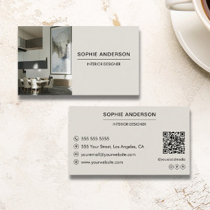 Cartão De Visita Designer de Fotografias Personalizado Profissional