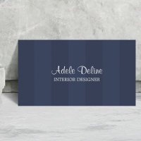 Designer de Interior com Faixa Azul Mínima