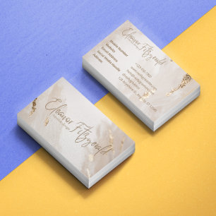 Cartão De Visita Designer de Interior Elegante