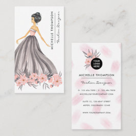 Cartão De Visita Designer de Moda Feminina de Nova York