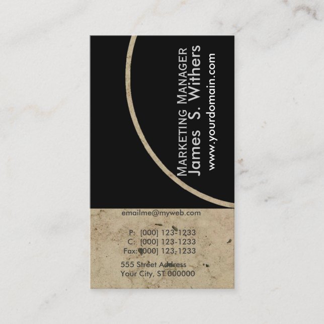Cartão De Visita Designs de mármore contemporâneos, em relevo (Frente)